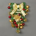 thumbnail image 1 of Vikakiooze Christmas Gifts Christmas Decoration Rattan Electroplating Wreath Wall Hanging 18.5 Inch Outdoor Home Doorway Stair Decoration Christmas Gift, 1 of 5