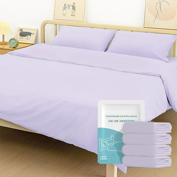 Vikakiooze Christmas Gifts Disposable Bed Sheet Quilt Cover Hotel Travel Portable Double Bedding Thickened Quilt Sheet