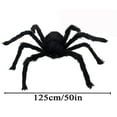 thumbnail image 1 of Vikakiooze Halloween Simulation Skull Big Spider 125cm Plush Spider Ornament Halloween decorations sales, 1 of 2