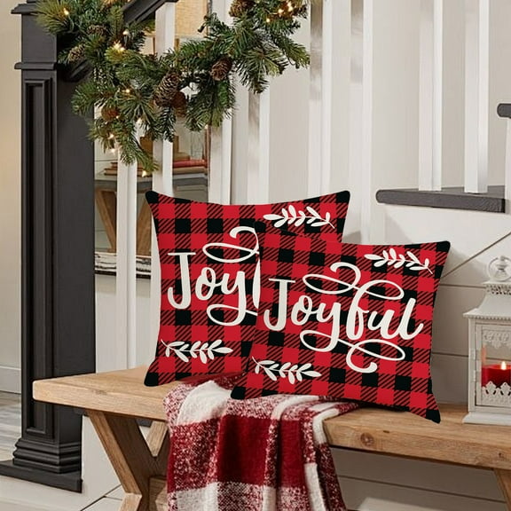 Vikakiooze Christmas Gifts for Women Christmas Pillowcase 17.71x17.71in Used For Christmas Decoration Winter Holiday Decoration Pillow Cover Suitable For Home Sofas