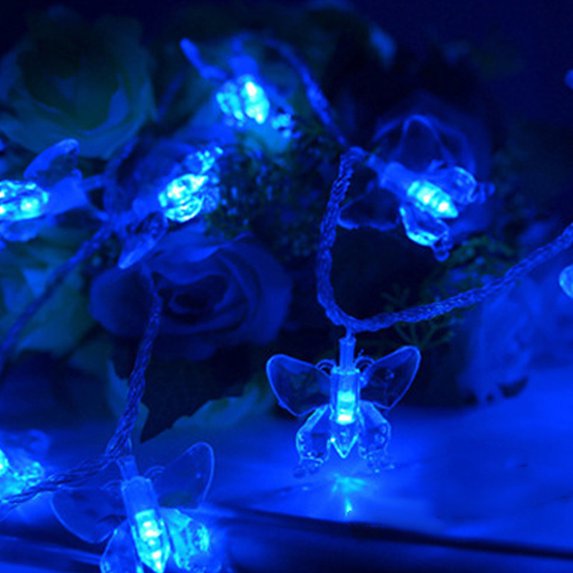 Vikakiooze Christmas Lights LED Butterfly Light String Waterproof Christmas Garden Wedding Decoration