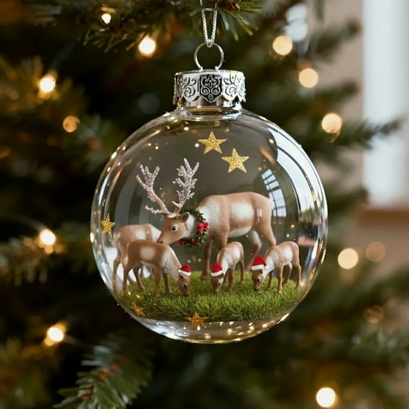 Vikakiooze Christmas Reindeer Home Decoration Hanging Christmas Tree Decoration Hanging