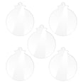 thumbnail image 1 of Vikakiooze Christmas Snowflake Star With Hole Blank Transparent Acrylic DIY Handwritten Holiday Decorations 2023, 1 of 7