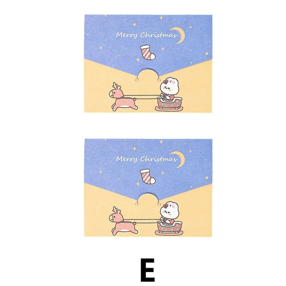 Vikakiooze Christmas Thank You Card DIY Creative Blessing Gift Message Card Universal Card 2023