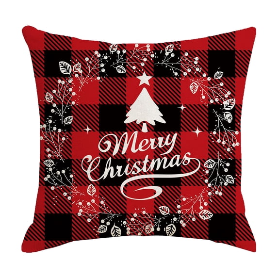 Vikakiooze Christmas Throw Pillows Christmas Throw Pillowcase Sofa Cushion Back Pillowcase