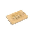 thumbnail image 1 of Vikakiooze Clearance, Eco-friendly Natural Bamboo Wood Bathroom Shower Soap Tray Dish Storage Stand, 1 of 4