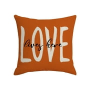 Vikakiooze Clearance,Home Decor Cushion Cover Fall Autumn Leaves Pillowcase Throw Pillow Covers