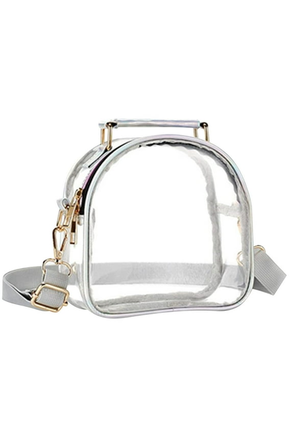 Closet Organizers And Storage New Women'S Transparent Cross-Body Bag Tpu Odorless One-Shoulder Cross-Body Handbag