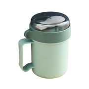 Vikakiooze Coffee Cup Milk Cup Microwave Soup Mug with Secure Snap Close Vented Lid, Ounce Mug Allows You to Heat and Eat Soups, Noodles, Hot Cereal and More in a Single Container