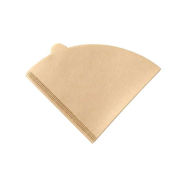 Vikakiooze Coffee Filter Paper V Shaped Drip Type Hand Brewed Coffee Filter Paper Cup Wood Pulp Coffee Filter Paper
