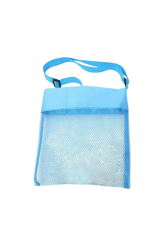 Color 's Beach Bag Toy Storage Mesh Bag Small Messenger Bag