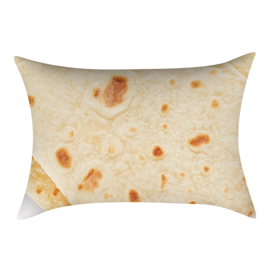 Vikakiooze Comfortable Food Creation Mexican Burritos Pillowcase Sofa
