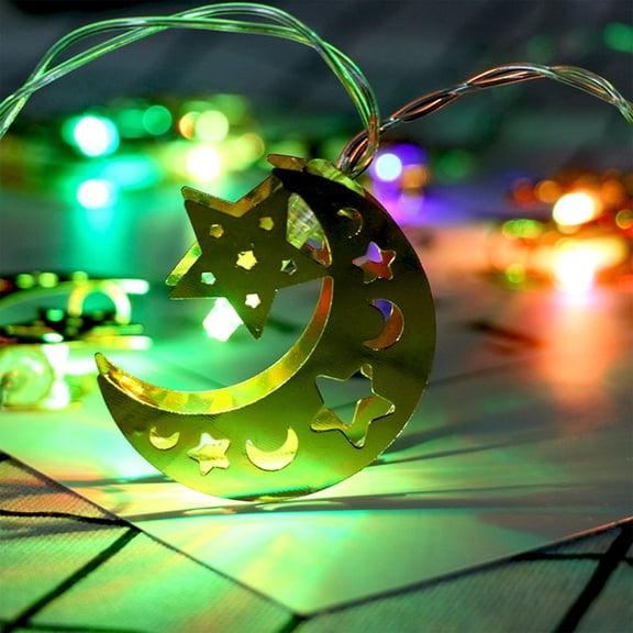 Vikakiooze Decorative Led Lights, Ramadan Eid Decor LED Lights Home Room Festival Party Festival Nice Lights