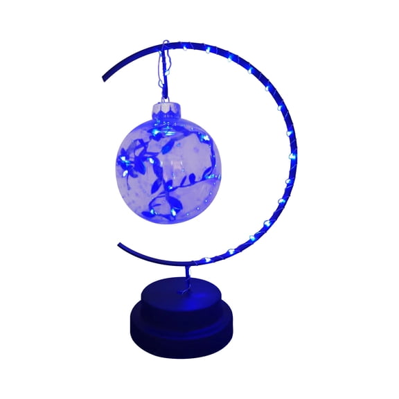 Vikakiooze Decorative Lights Indoor Mother's Day Gift/Father's Day Gift Lamp- Iron Decorative Lamp, Battery Powered Iron Decorative Lamp Table Lamp, Warm Light LED Lamp Winding Iron Decorative