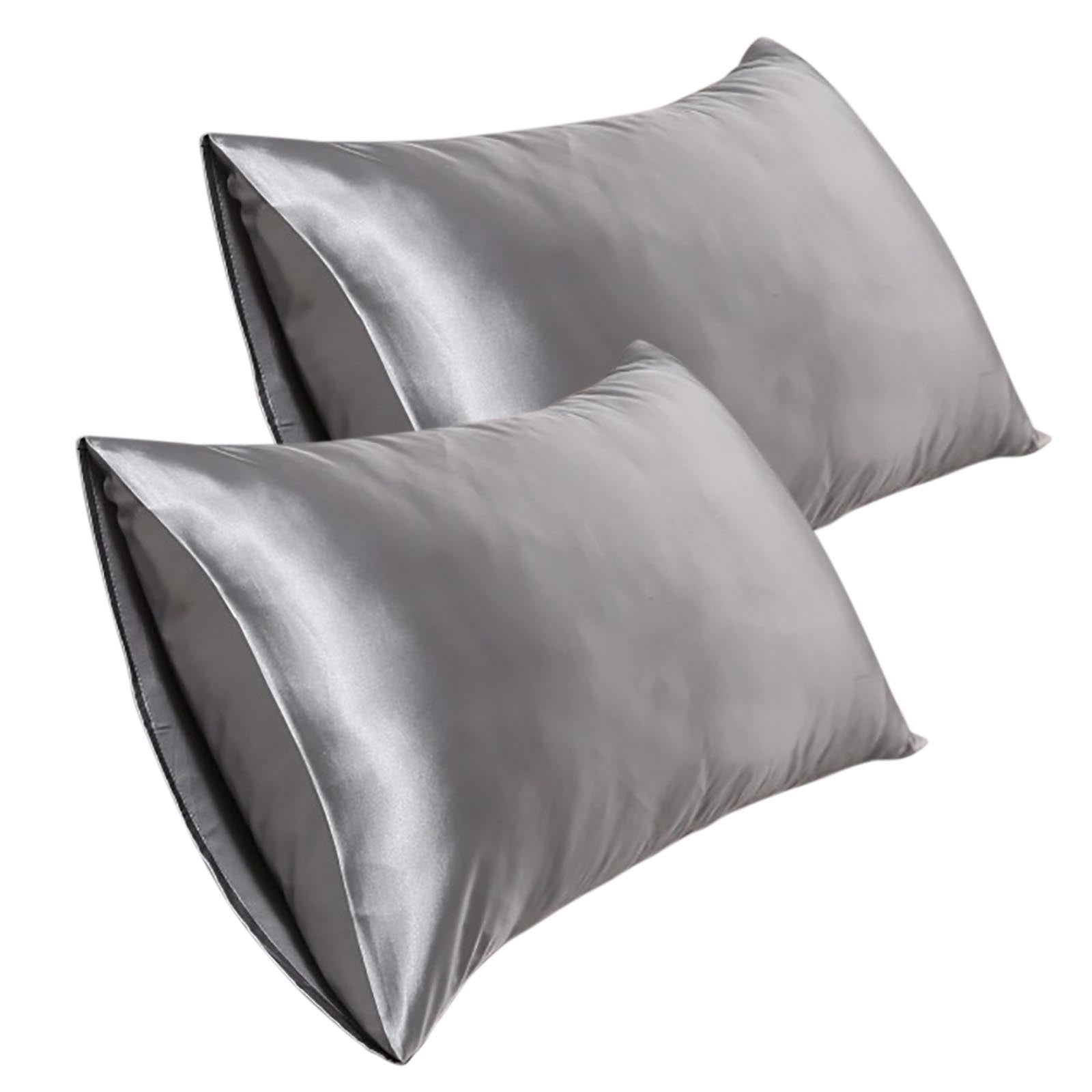 Vikakiooze Decorative Throw Pillow Covers 20 25 Inch Satin Pillowcase Imitation Silk Pillowcase 2Pc