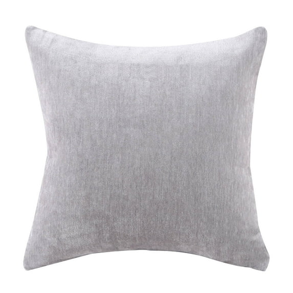 Vikakiooze Chenille Pillow Cover Sofa Cushion Light Luxury Style Bedside Backrest Without Core Pillow