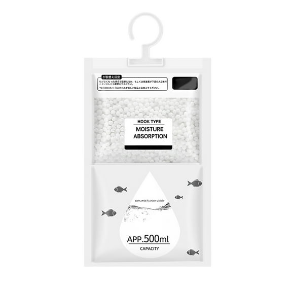 Vikakiooze Dehumidification Bag Desiccant Humidity Absorption Humidity Proof Humidity Absorption Household Wardrobe Hanging Type Wardrobe Dehumidification Bag
