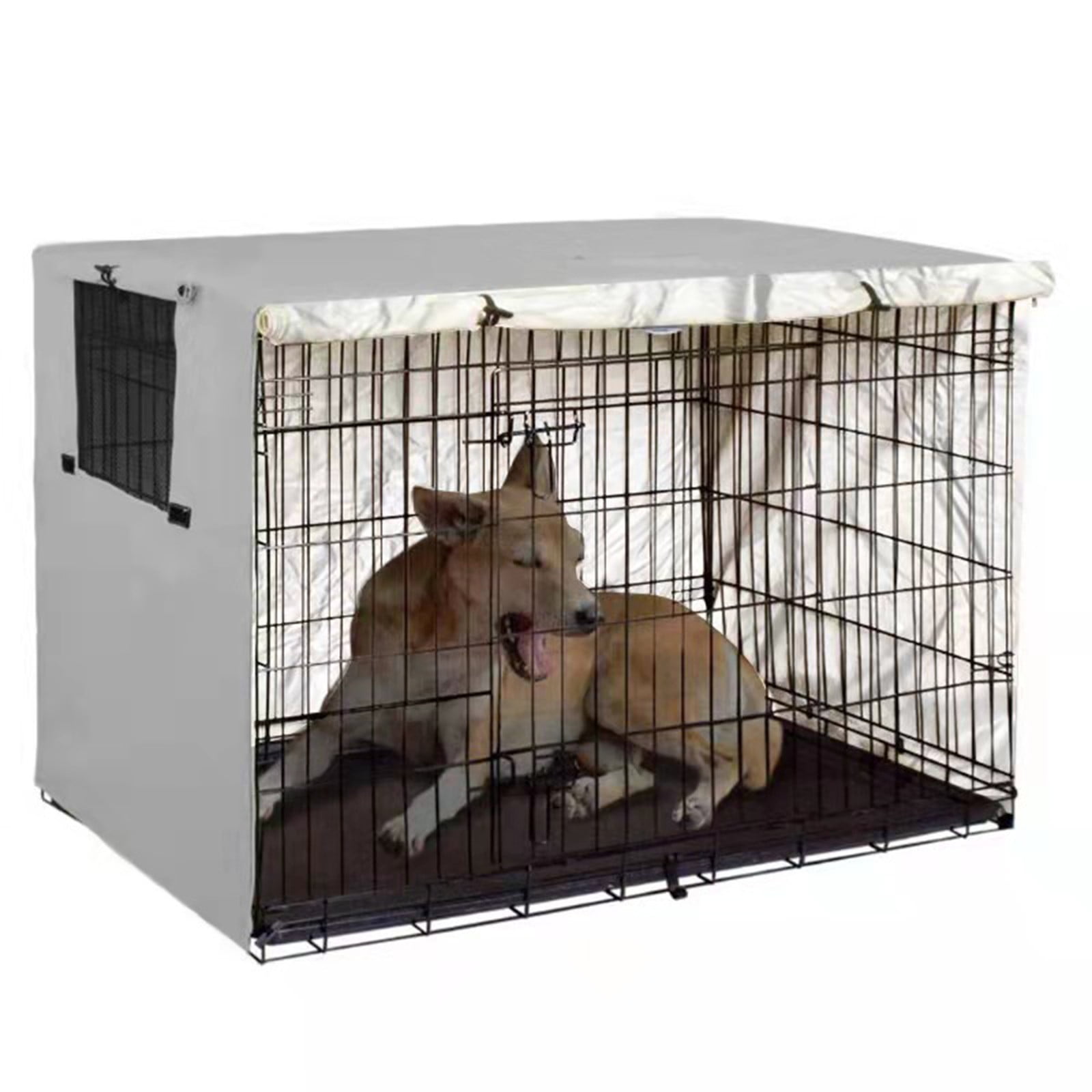 Vikakiooze Dog Crate Cover,Dog Kennel Cover For Medium And Large Dog, Heavy  Duty Oxford Fabric,Pet Kennel Cover Waterproof Anti-UV,Dog Cage Cover With  Mesh Window - Walmart.com