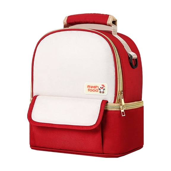 Vikakiooze Double-layer Large-capacity Insulation To Keep Cold Backpack Milk Bottle Insulation Bag Double Layer And Baby Bag Fresh Storage Milk Ice Packs