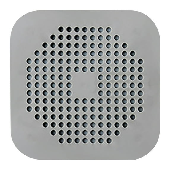 Vikakiooze Drain Hair Catcher,Square Silicone Trap Shower Drain Cover with Suction Cups for Bathroom Bathtub Kitchen Filter Flat Strainer