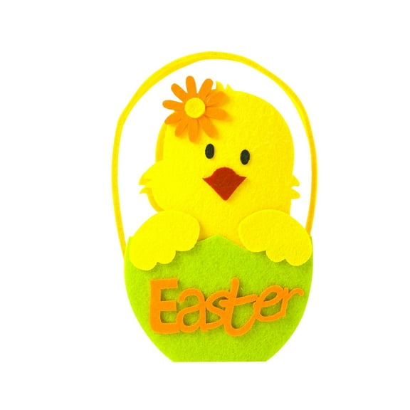 Vikakiooze Easter Bunny Basket Creative Children's Rabbit Fruit Candy Eg g Storage Basket