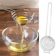 thumbnail image 1 of Vikakiooze Eggs Separator Stainless Steel Eggs Yolk White Separator Separation Tool Eggs Long Handled Separator Food Grade Eggs Separator Kitchen Cooking Gadgets Kitchen Appliances on, 1 of 9