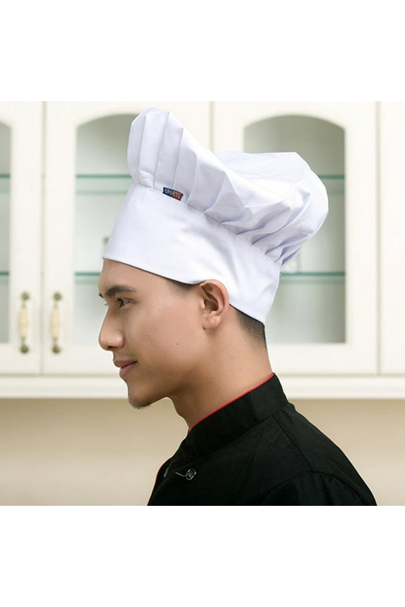 Fashion Baker Chef Adjustable Catering Elastic Kitchen Cook Hat Men Cap