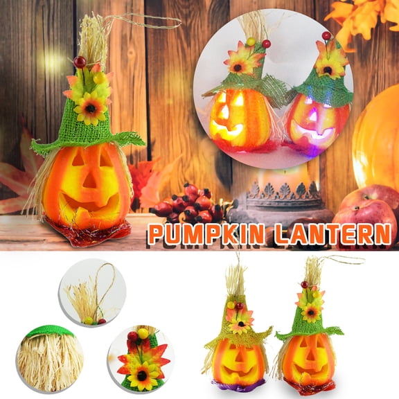 Vikakiooze Fashion Halloween Pumpkin Light Indoor Outdoor Party Decor Kids Gift, Halloween Decorations