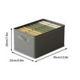 thumbnail image 1 of Vikakiooze Foldable Closet Storage Box,Storage Containers For Organizing Bedroom,Closet,Clothing,Comforter, Organization And Storage With Handle, Christmas Decorations, 1 of 9