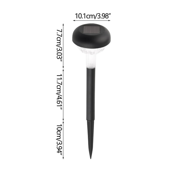 Vikakiooze Gardening Items, Outdoor Courtyard Waterproof Solar Light LED Color Light Decorative Plug Light