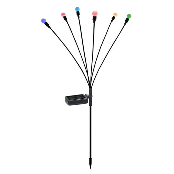 Vikakiooze Gardening Items, Solar Garden Lamp LED Swing Ground Plug Lamp Villa Outdoor Garden Lamp