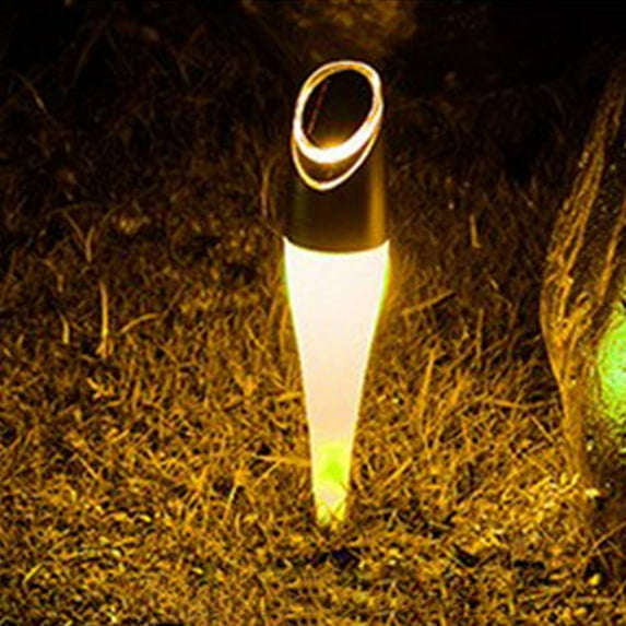 Vikakiooze Gardening Items, Solar Lamp Courtyard Decoration Small Night Lamp Outdoor Waterproof Garden One Lamp Multi-color Inserted Lamp