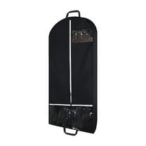 Vikakiooze Garment Bag Suit Bag For Closet Storage And Travel Foldable Garment Bag With Two Large Pockets For Hanging Clothes Travel Suit Bag For Suits Skirts Shoes