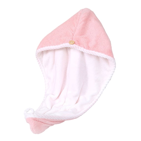Vikakiooze Hair Towel Wrap For Women Dry Soft Absorbent 10 X 26 Inches Hair Wrap Towels With Double Button Frizz Hair Turbans For Curly Long Thick Hair
