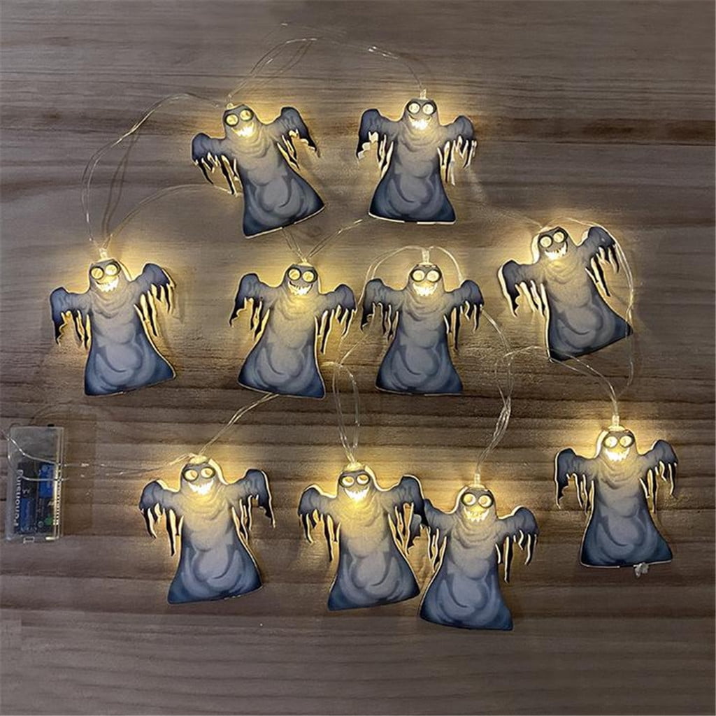 Vikakiooze Halloween 10 LED Lighting Props Witch Styling Diy Battery ...