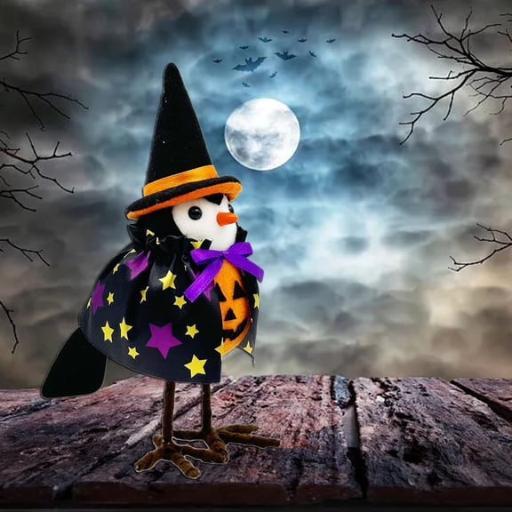 Vikakiooze Halloween Bathroom Decor, Halloween Dolls Halloween Birds Decorations Window Displays Props Festive Decorations
