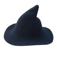 thumbnail image 1 of Vikakiooze Halloween Decor Halloween Witch Hat With Pointed Top Party Funny Knitted Wool Hat, 1 of 3