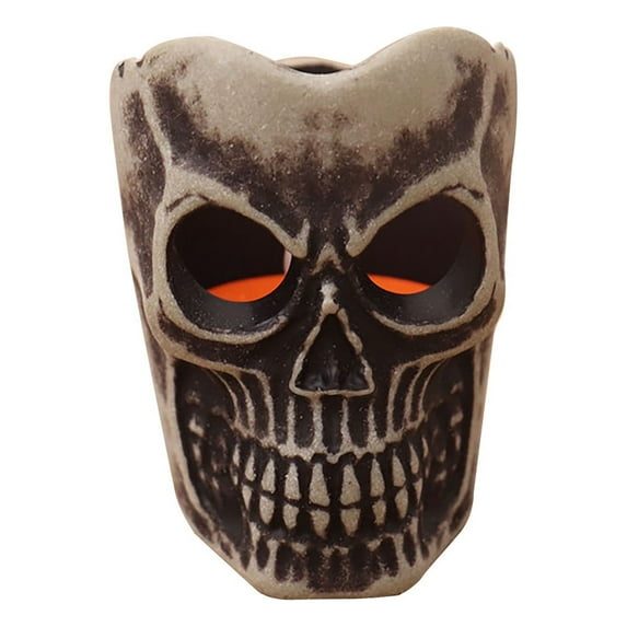 Vikakiooze Halloween Decoration Arrangement LED Glowing Candle Light Skull Night Light, Halloween Decorations