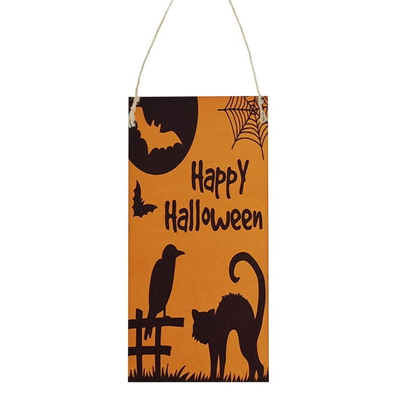 Vikakiooze Halloween Pumpkin Man Witch Halloween Wooden Pumpkin Zombies Ghost Decoration๐๐