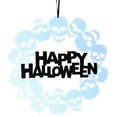 thumbnail image 1 of Vikakiooze Halloween Saving! Halloween Door Hanger Door Sign Decor Round Hanging Sign Halloween Wall Hanging Sign Outdoor Indoor Decoration, Halloween Decorations, 1 of 6