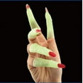 thumbnail image 1 of Vikakiooze Halloween Tree Halloween Masquerade Witch Finger Set False Nail Set Luminous Nail Set, 1 of 7