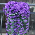 thumbnail image 1 of Vikakiooze Hanging Flowers Artificial Fashion Household Violet Wall Hanging Violet Artificial Flower Decoration Simulation Wall, 1 of 2
