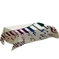 thumbnail image 1 of Vikakiooze Home Clearance, Piano Music Pattern Table Cloth Rectangular Tea Table Cover Dining Home Decor, 1 of 5