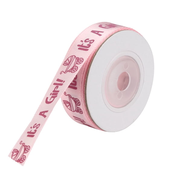 Vikakiooze Home Decor , 10 Yards It's A Boy Girl Baby Shower Ribbon Grosgrain Ribbon Gift Belt Decor