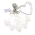 thumbnail image 1 of Vikakiooze Home Decor 110V Heart Shape Curtain Light LED Light String Ins Christmas Light Decoration, 1 of 7