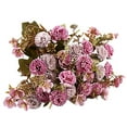 thumbnail image 1 of Vikakiooze 2023 Home Decor Clearance 2PC Fake Flowers Vintage Artificial Silk Flowers Wedding Home Decoration, 1 of 5