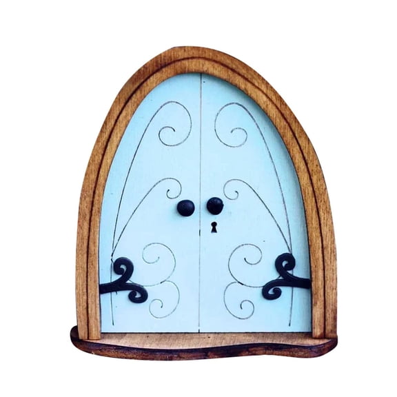 Vikakiooze Home Decor 3D DIY Garden Tree Doors Miniature Door Decoration Tale Mini Gift For Kids