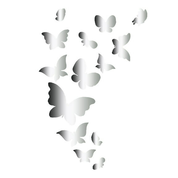 Vikakiooze Home Decor Under $5, Creative And Beautiful Butterfly Eye Wall Sticker, Fly Butterfly Wall Decal DIY Art Mural Home Bedroom Living Room Decoration