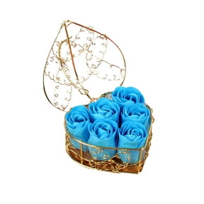 Vikakiooze Home Decor 6 Rose Soap Flower Gift Box Valentine's Day Gift Birthday Gift Simulation Soap