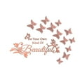 thumbnail image 1 of Vikakiooze Home Decor , Acrylic Hollow Butterfly DIY Mirror Wall Sticker Home Decoration, 1 of 2